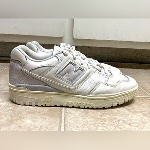 New Balance 550 x Aime Leon Dore White Leather BB550AM1 Men’s sz 9.5 Pre-owned